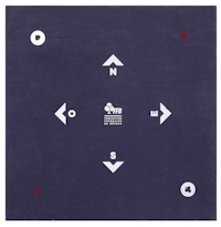 5 TAPIS SCOLAIRE 60x60 SUEDINE BLEUE