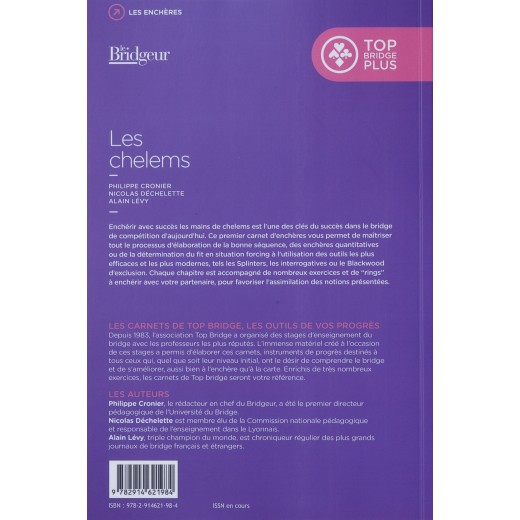 CARNETS DE TOP BRIDGE 1 - LES CHELEMS