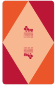 CARTES A JOUER MODÈLE COMPETITIONS ORANGES - DESIGN FRANÇAIS