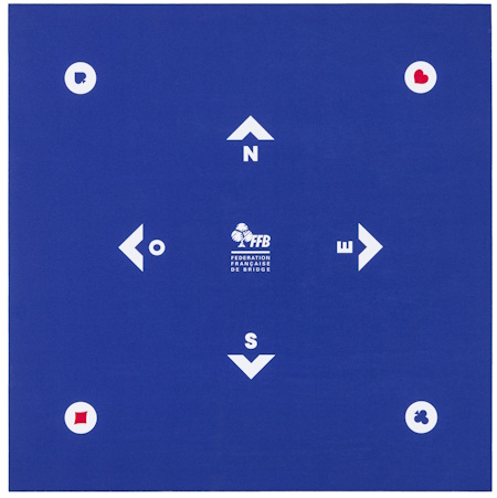 5 TAPIS SCOLAIRE 60x60 NEOPRENE BLEU