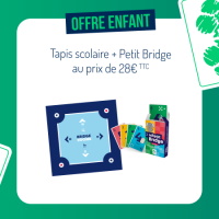 TAPIS SCOLAIRE ET LE JEU PETIT BRIDGE